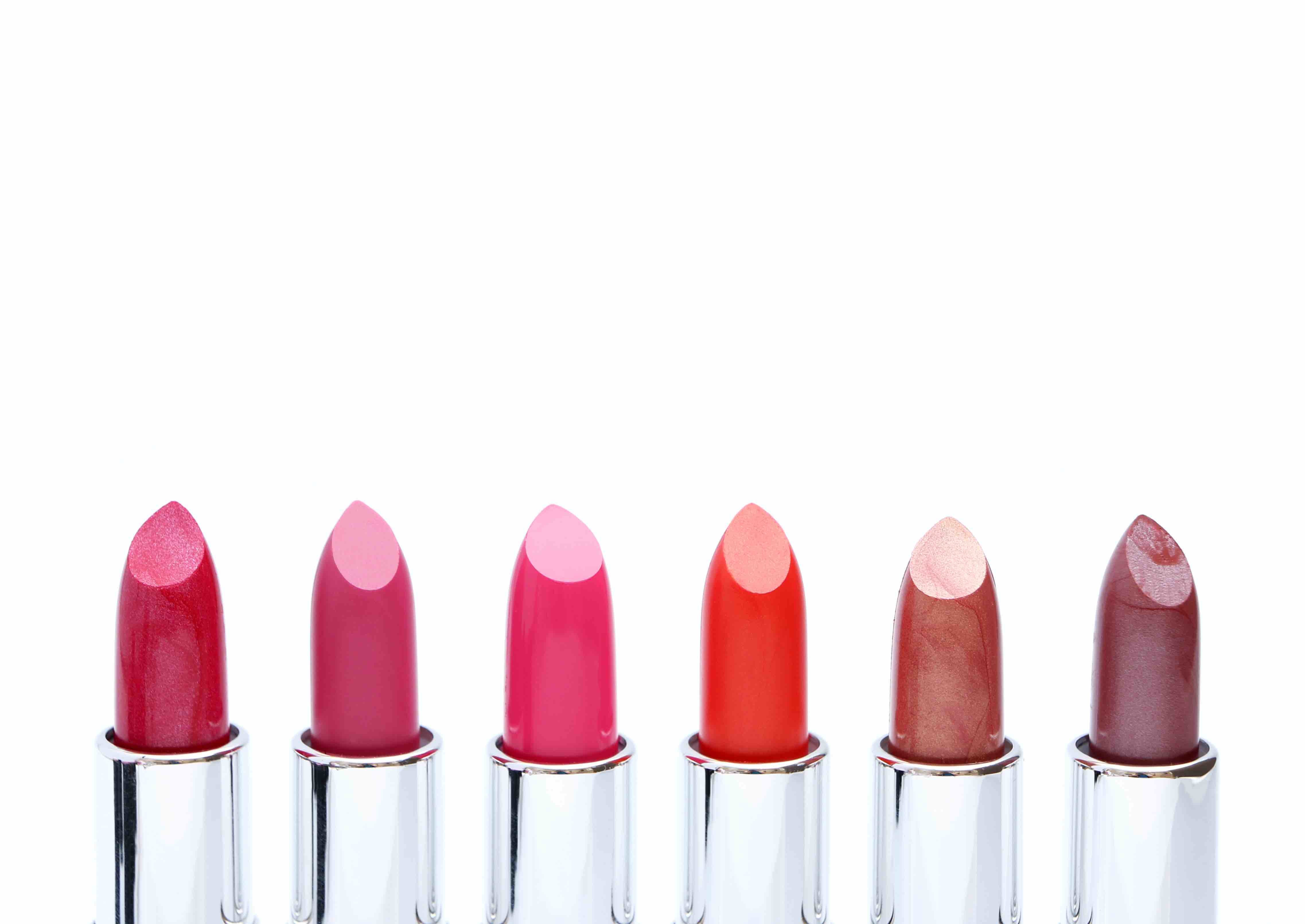 an array of lipstick colors min