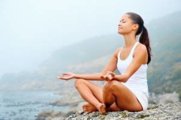 verizon woman meditating