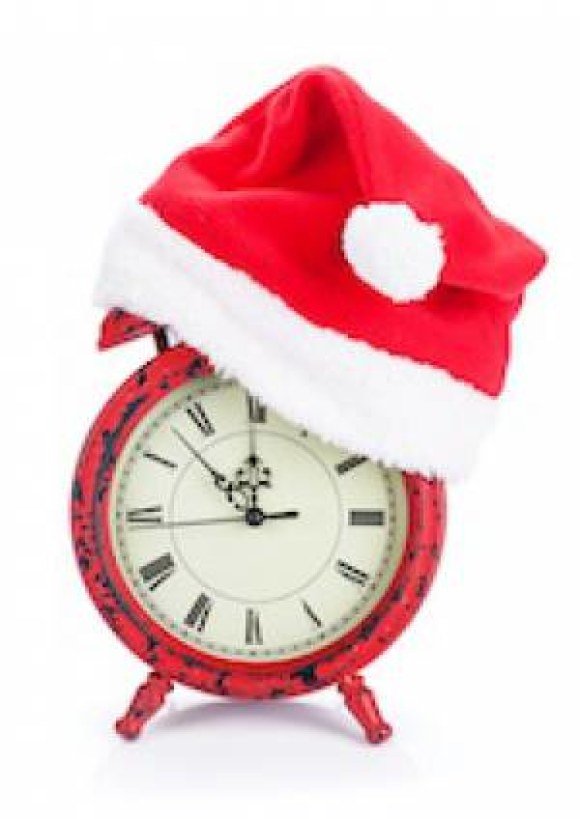 santa clock photo for nb blog