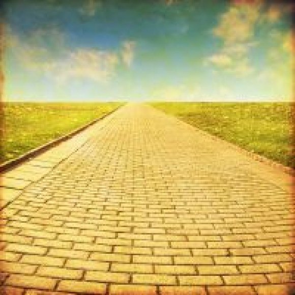 bproper yellow brick road